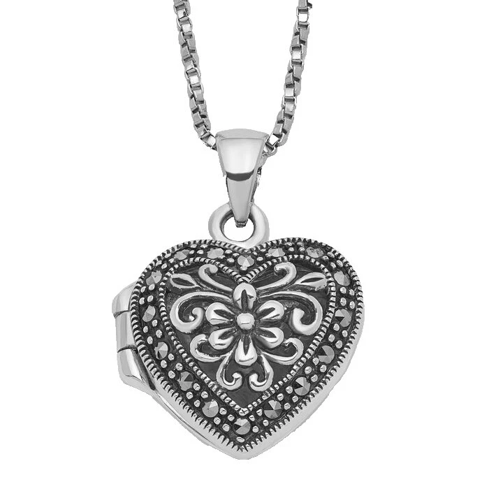 Marcasite Chain Fashion Necklaces & Pendants