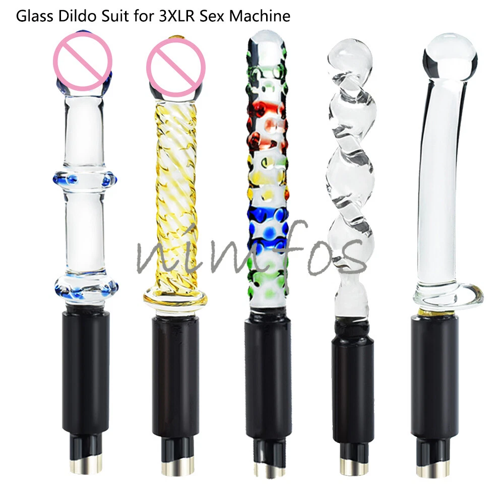 Glass Accessories Love Machine Attachment 3XLR Connector for Women Couple