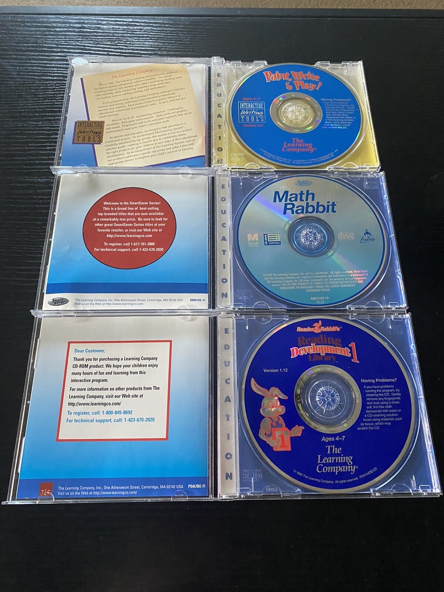 The Learning Company PC CD-ROM Windows 95 & Mac Ages 4-7 education