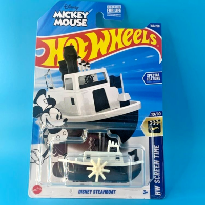 HOT WHEELS 2025 DISNEY STEAMBOAT CREAM 166/250 HYY98 HW SCREEN