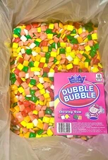 Dubble Bubble Chiclets Assorted Chewing Gum Bulk Candy 1LB 2LB 3LB 4LB 5LB