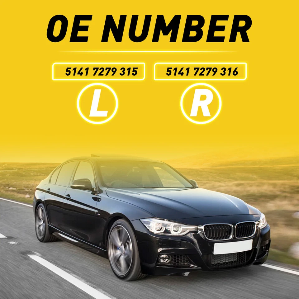 Комплект из 2 передних левых и правых внутренних отделочных дверных ручек для BMW 320i 428i 435i A - Изображение 3 из 4