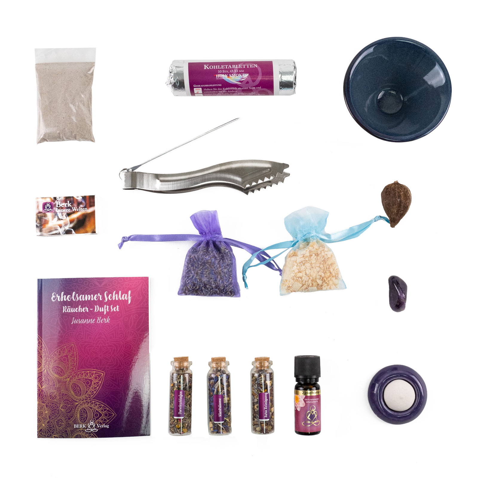 Thumbnail - Erholsamer Schlaf Kräutermischungen Set Schlafhilfe Schlaf Räucherung