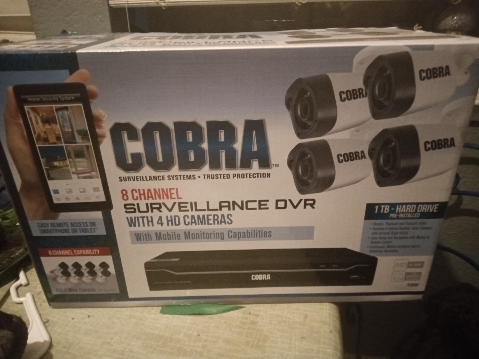Cobra 63891 HD Outdoor Surveillance Color Camera W/ Night Vision