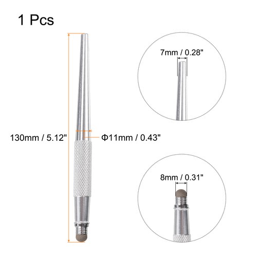 Stylus Pens for All Capacitive Touch Screens 2 in 1 Capacitive Pen, Silver - Photo 2/7