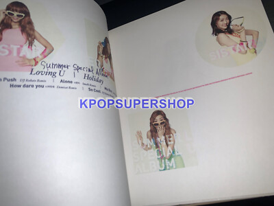 Sistar Summer Special Album Loving U CD Photobook Great Condition