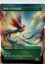 Birds of Paradise Proxy Card with Custom designed art