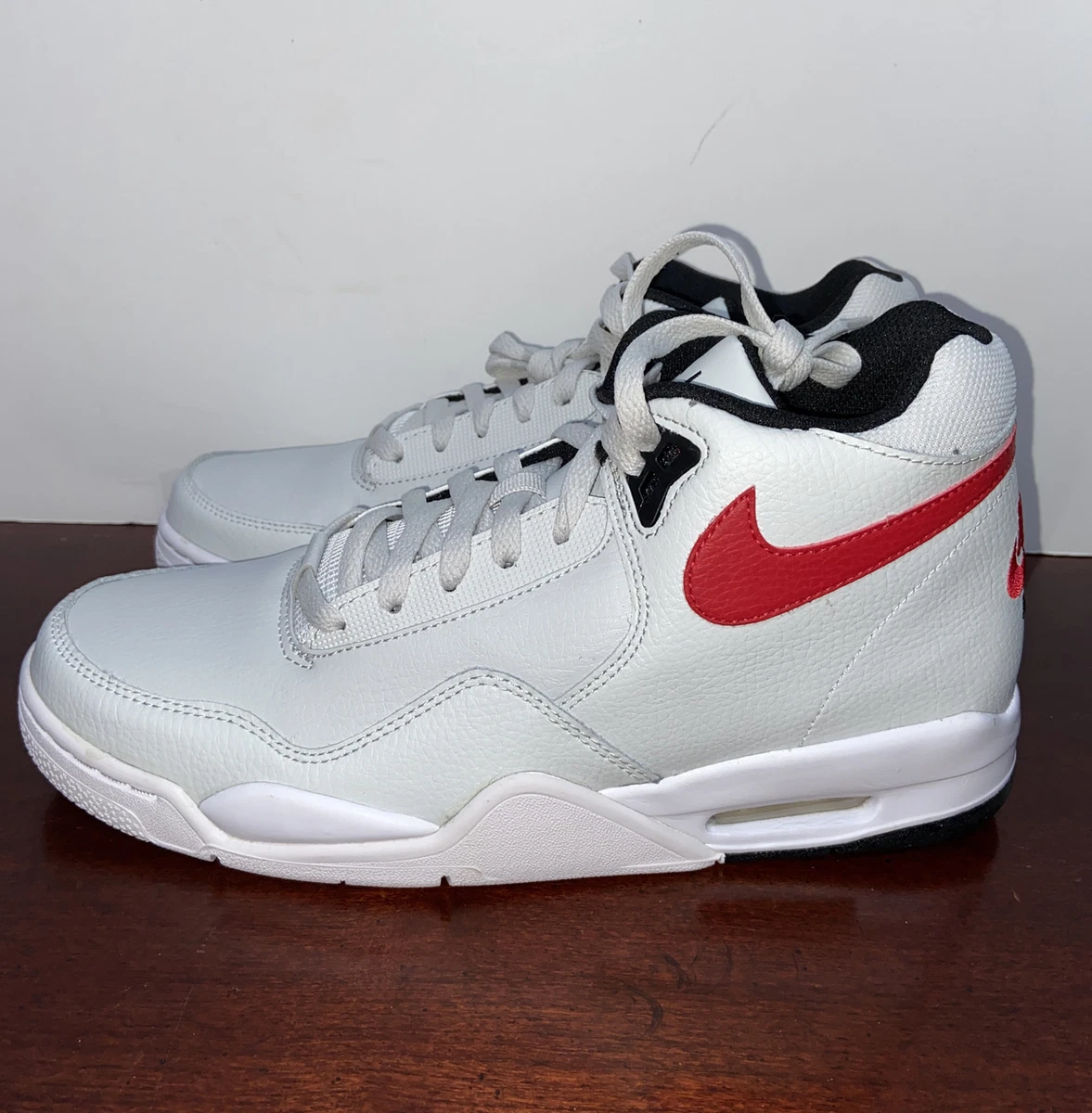 Nike Flight Legacy Photon Dust/University Red BQ4212-004 Men's Size 8.5 Half Box