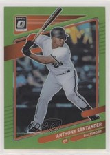 2021 Panini Donruss Optic Lime Green Prizm Anthony Santander #199 0g5z