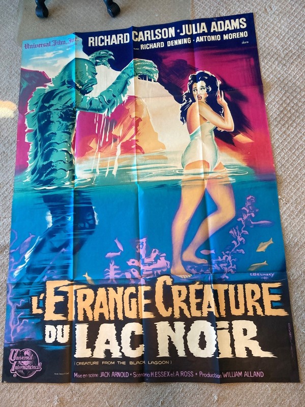 Creature from the Black Lagoon French 6 sheet poster