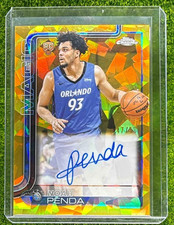 Noah Penda RC Auto 2025-26 Topps Chrome Sapphire 47/50 Rookie Gold Magic