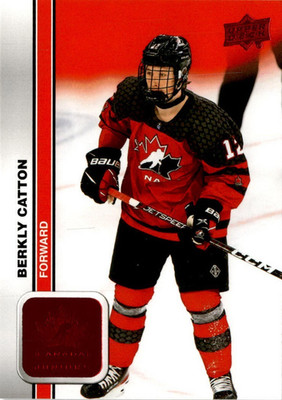 Berkly Catton 2023-34 Upper Deck Canada Juniors Foilboard Red 23