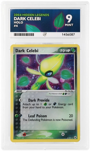 Dark Celebi graded ACE 9 for sale on eBay