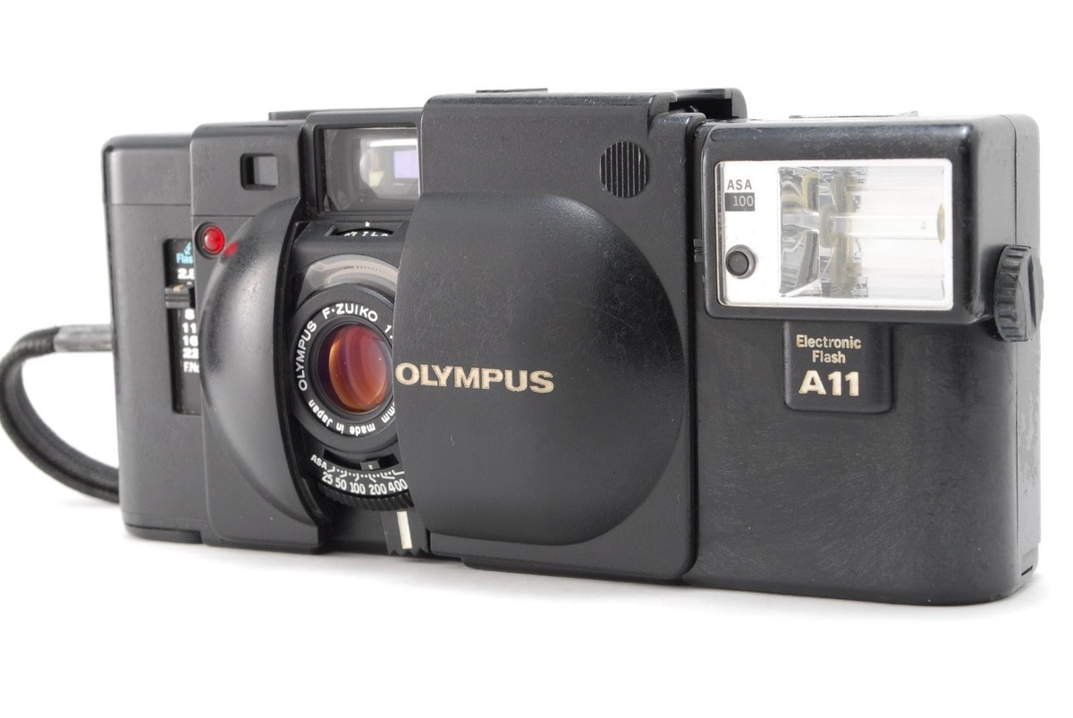 ★並品★ OLYMPUS XA + A11 #2191 All Works 【Near Mint】 Olympus XA Rangefinder 35mm Film