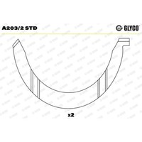 Glyco Distanzscheibe Kurbelwelle Passend FüR CitroËN AX Berlingo BX C15 C2 C3