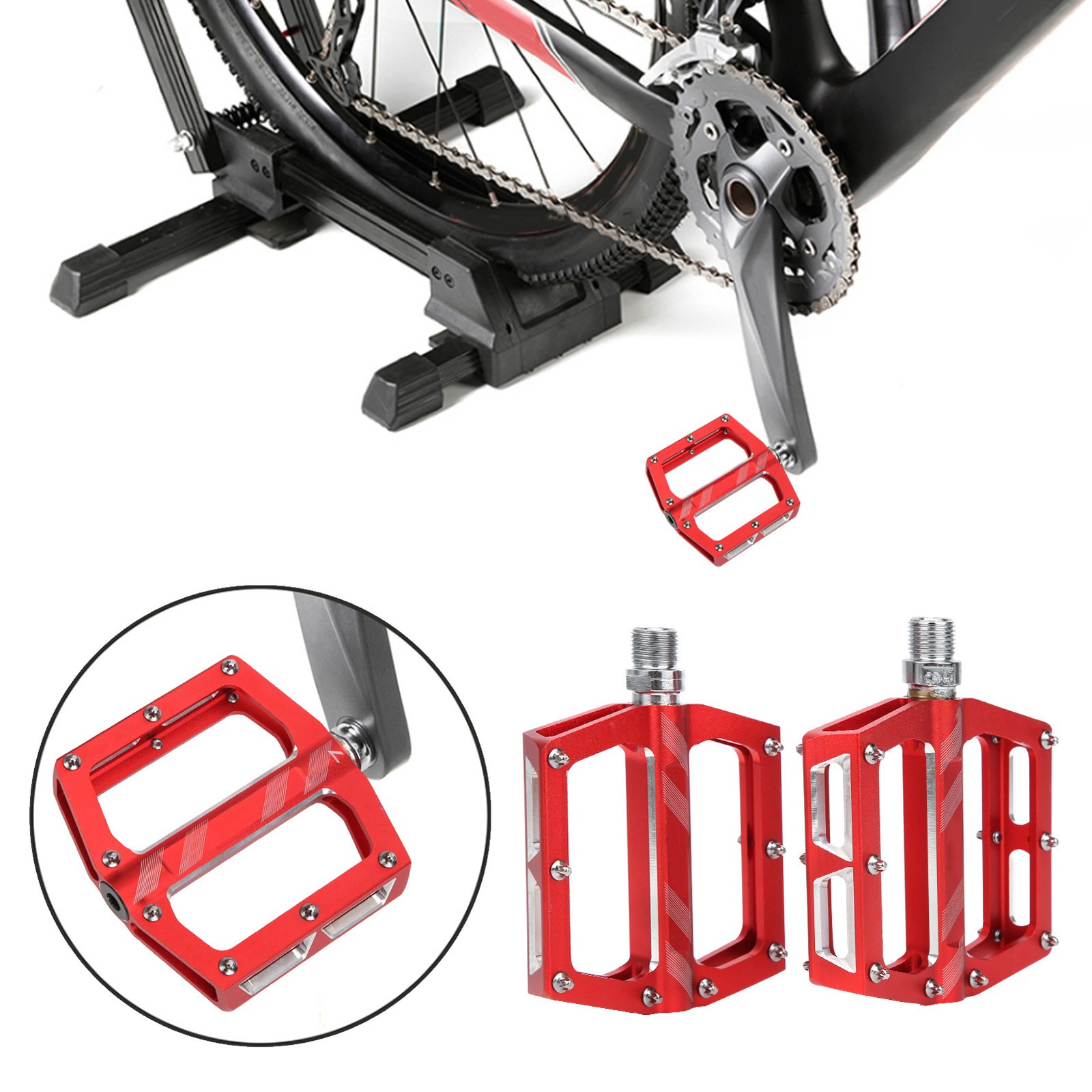 Aluminum Alloy Mountain Bike Pedals For Long Ride Comfort Road Cycling Trending