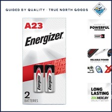 A23 Alkaline Batteries 12V, 2 Pack for Electronics and Specialty Devices