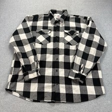 Big Bill Buffalo Plaid Flannel Shirt Men’s XXL Checkered Made In USA Heavyweight