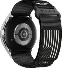 20mm Nylon Fabric Band for Samsung Galaxy Watch 7 6 5 4 FE 44mm 40mm Models