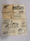 Vintage Original Marx American Airlines Jetport Playset Instruction Sheet