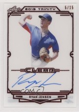 2019 Leaf Trinity Clear Auto Red 5/15 Ryan Jensen #CA-RJ1 Auto fm0