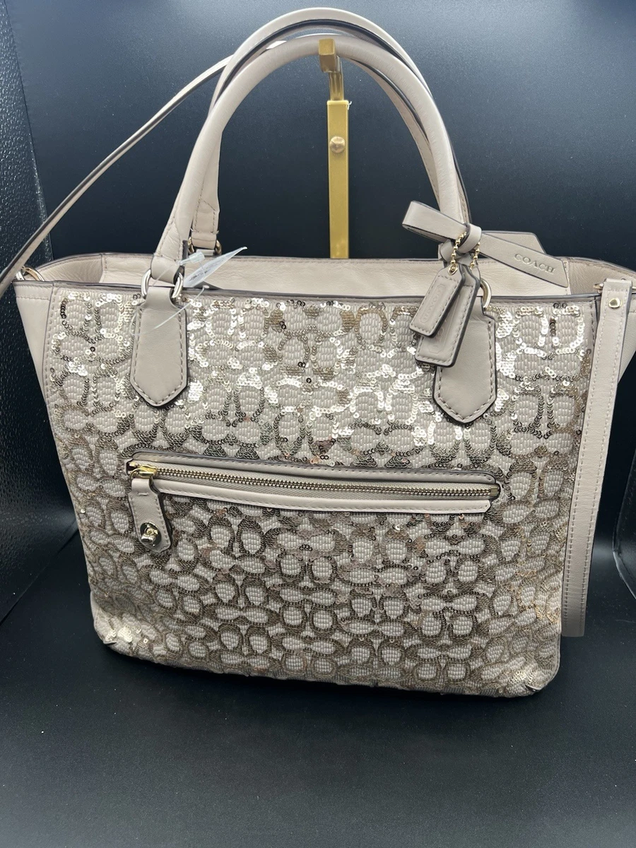 Coach Poppy Sequin Satchel/Top Handle Bag Handbags & Bags for