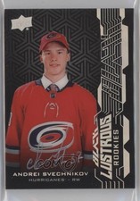 2018-19 SPx UD Black Lustrous Rookies Auto Andrei Svechnikov #LR-AS Auto 10e3