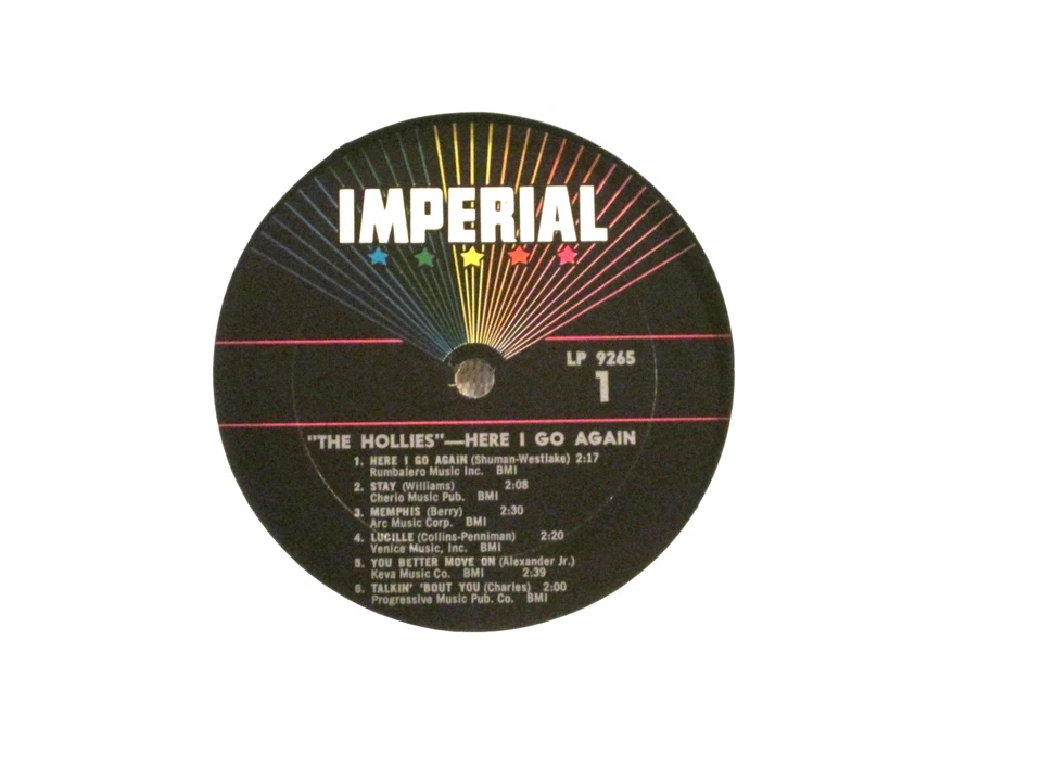 THE HOLLIES HERE I GO AGAIN ORG 1964 MONO BRITPOP DEBUT IN SHRINK! STUNNING!! Foto 2 de 4