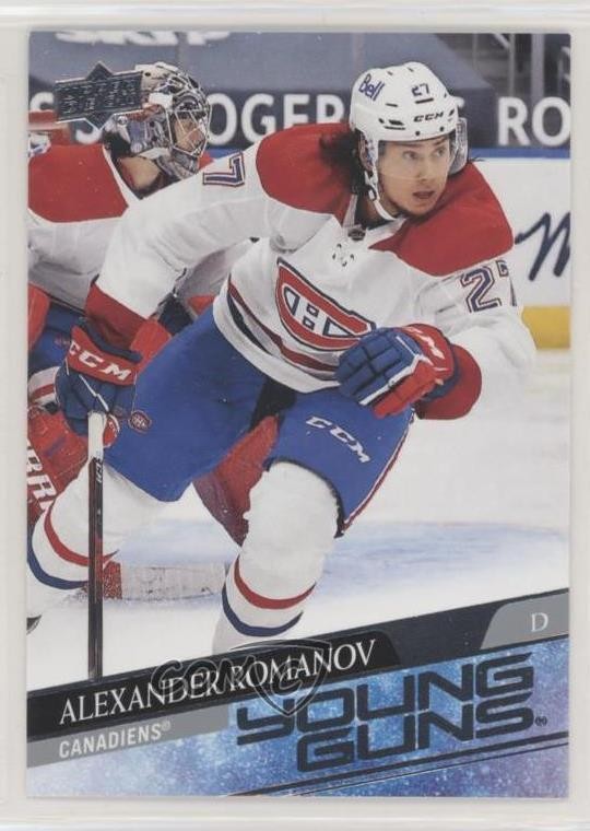 2020-21 Upper Deck Young Guns Alexander Romanov #455