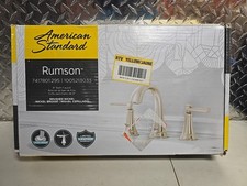 American Standard Rumson Faucet 8" Widespread 2-Handle Bathroom Brushed Nickel