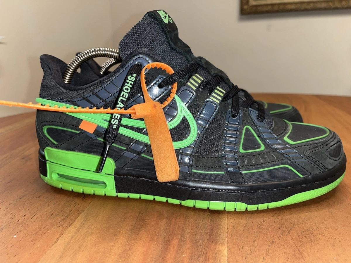 Nike Air Rubber Dunk x Off-White Low Green Strike for Sale