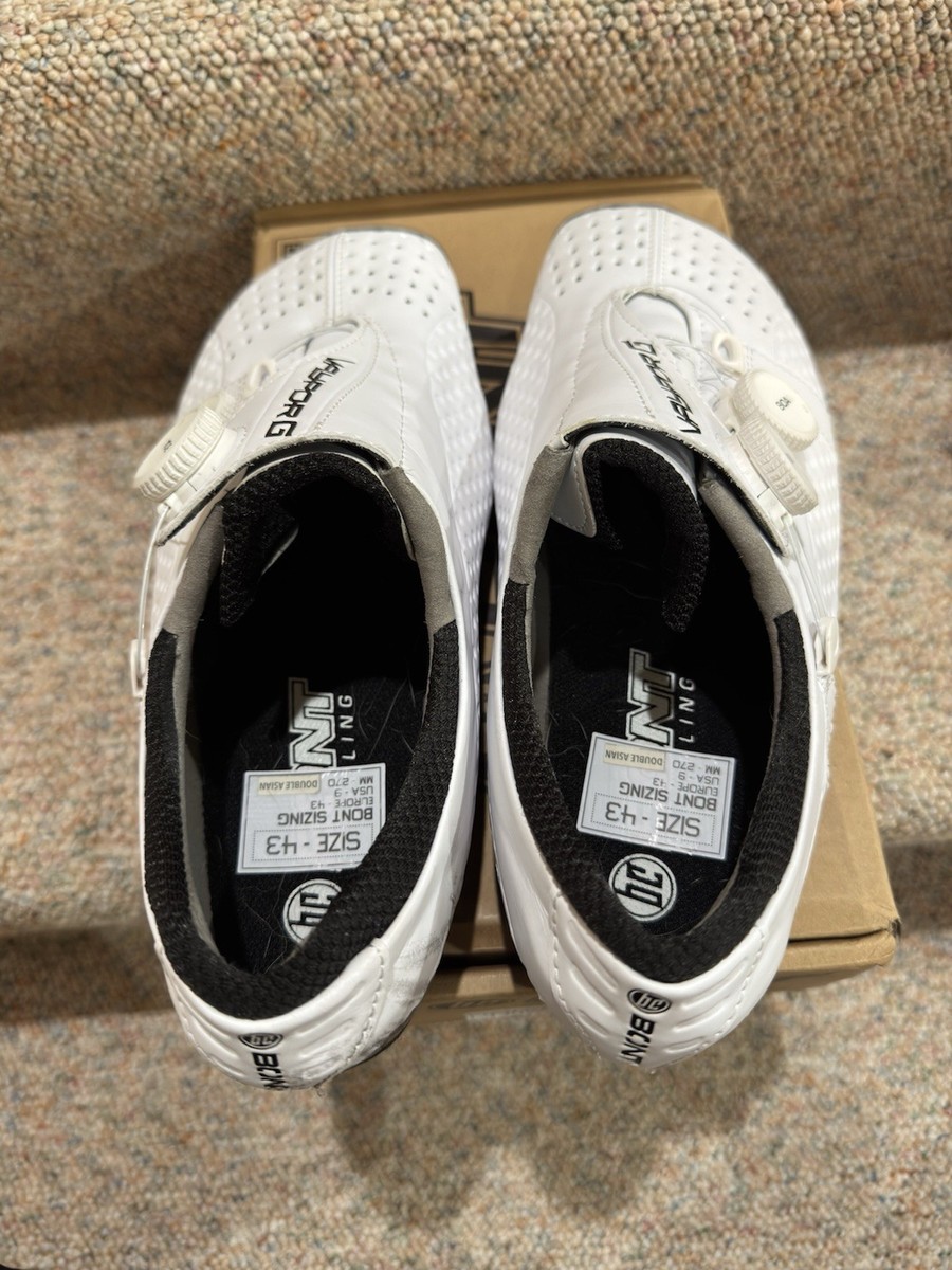 Bont Vaypor G BOA White Cycling Shoes - Size 43 Double Wide | eBay