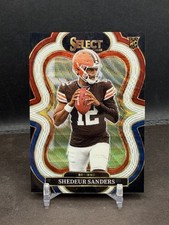 Shedeur Sanders 2025 Panini Select RC #354 Tri-Color Prizm SP 145/199 Browns DL1