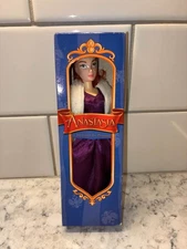 1997 Anastasia Doll 20th Century Fox Presentation Purple Dress Galoob