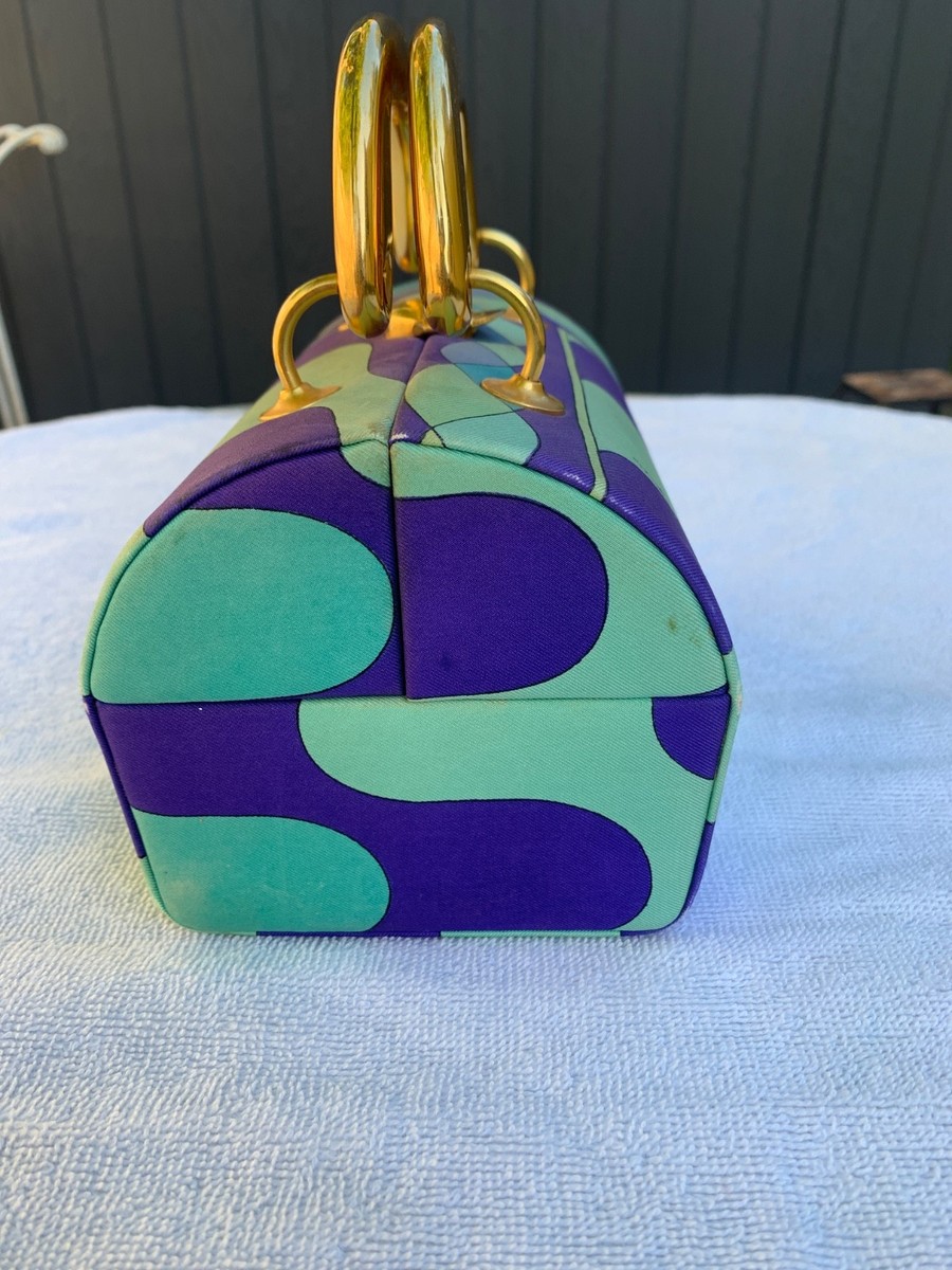 ICONIC 1960'S EMILIO PUCCI * HARD CASE * PURSE * TREASURE BOX