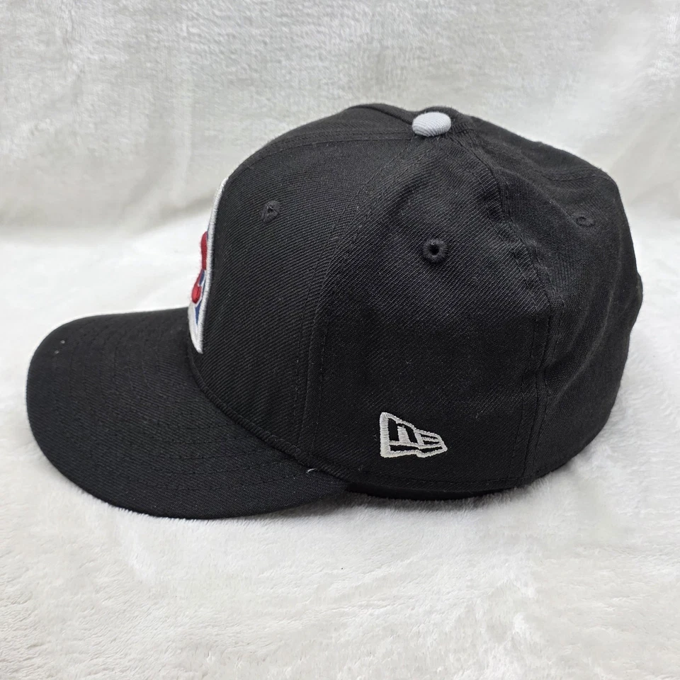 Gorra ajustada Colorado Rockies para hombre 7 1/4 negra NHL Avalanche logotipo retro Foto 3 de 4