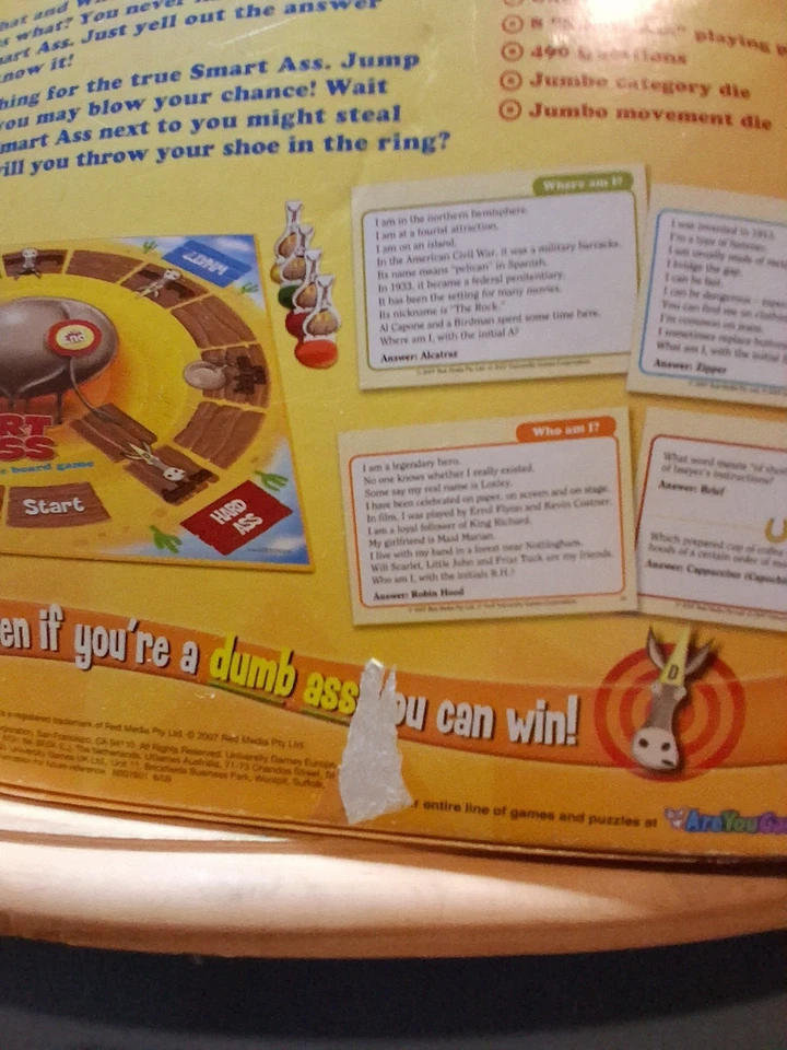 University Games Smart Ass - The Ultimate Trivia Board Game - Image 3 of 4