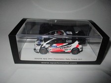Spark 1/43 Toyota Yaris WRC 2017 Finland Rally Presentation Collectables 17+
