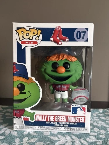 Funko Pop MLB Boston Red Sox Mascot #07 Wally the Green Monster Vinyl Red Jersey