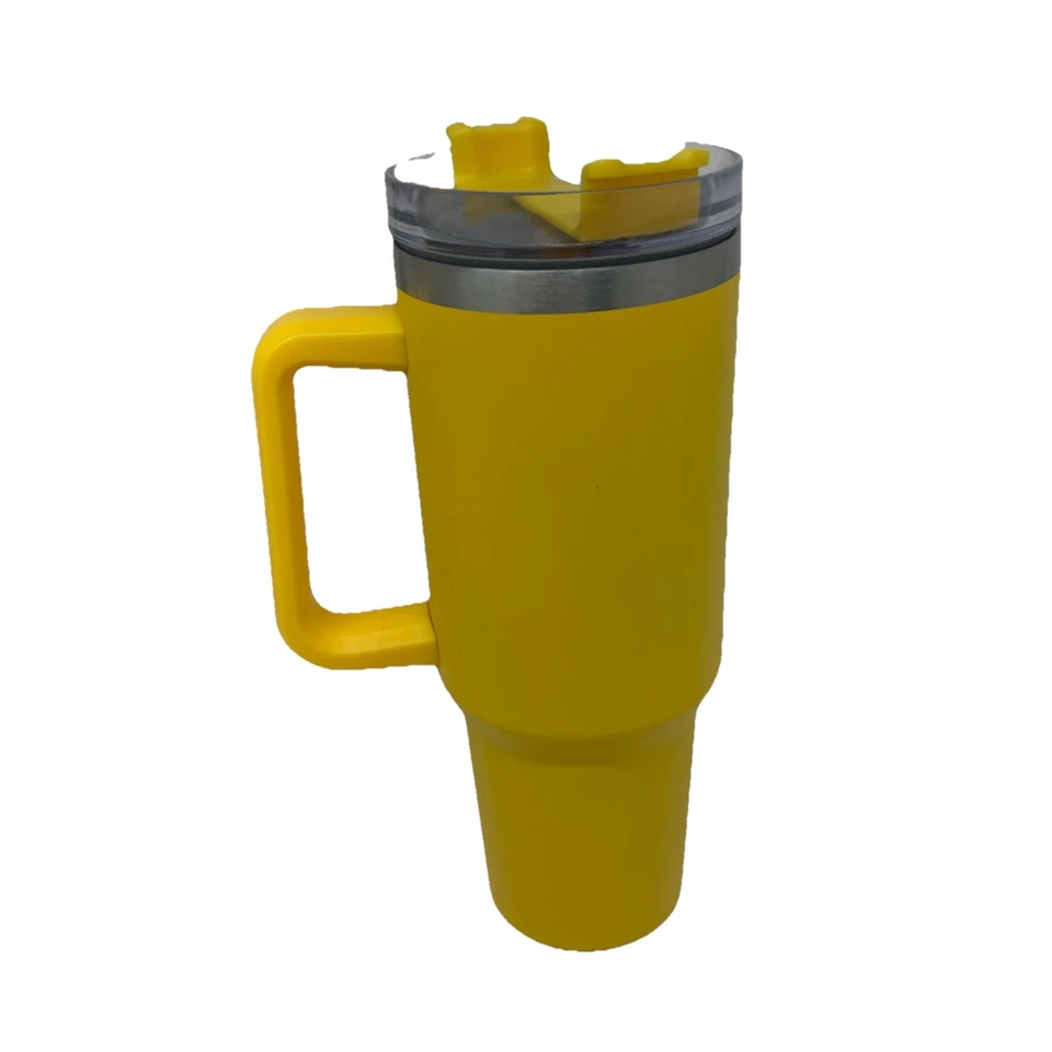 Wawa 40 унций дорожный стакан из нержавеющей стали термоизолированная питьевая чашка желтый - Изображение 3 из 4
