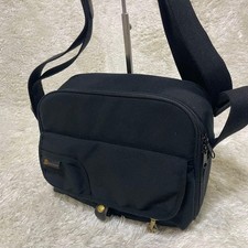 Shirai Design Canvas Camera Bag Shoulder Bag Divider Used 30x24x12cm