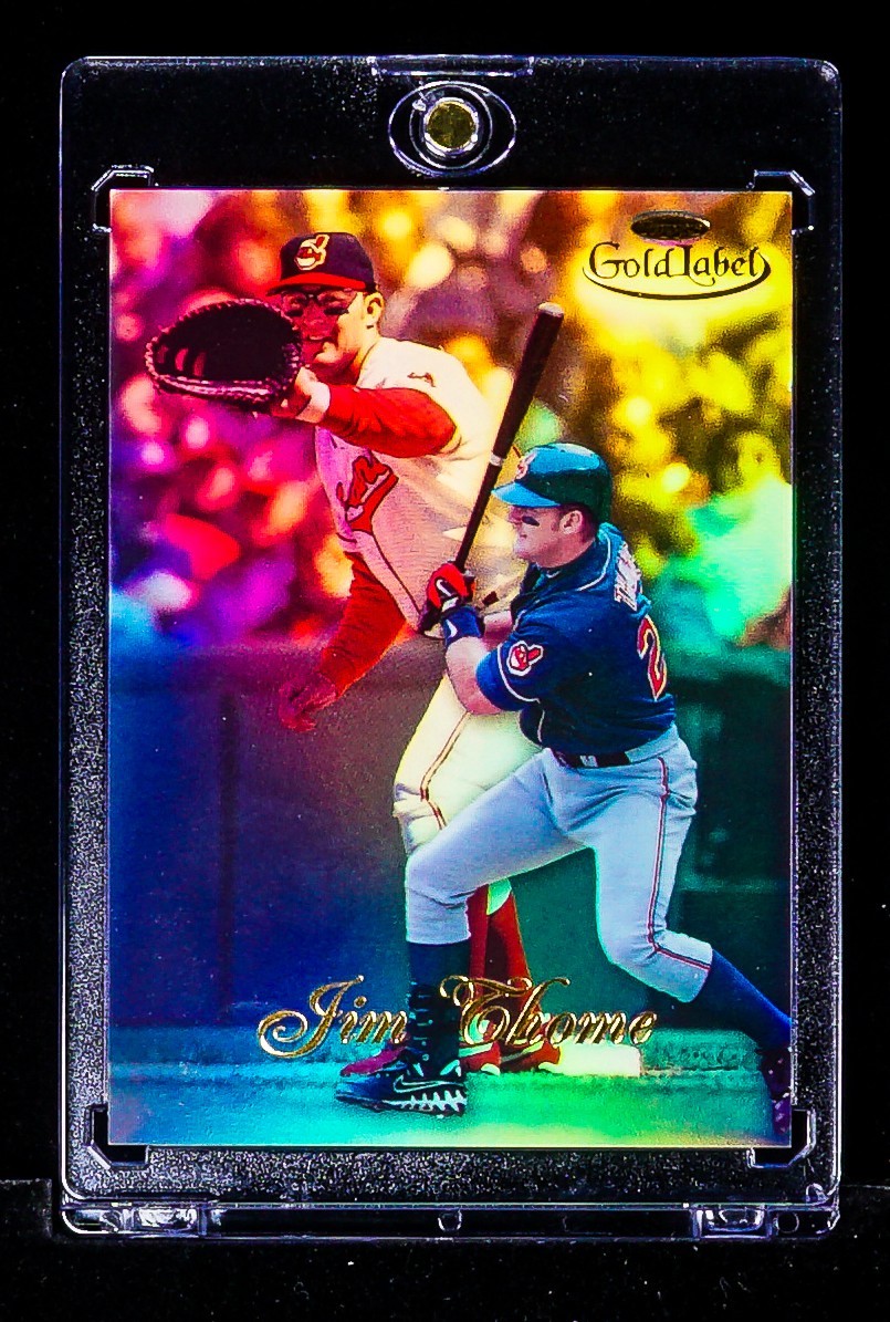 Jim Thome RARE GOLD LABEL HOLO FOIL CARD Indians HALL OF FAME