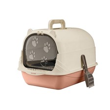 Enclosed Cat Litter Box with Scoop Odor Defensive Hooded Litter Tray Extra Large