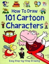 How to draw 101 Cartoon Characters, , Used; Good Book