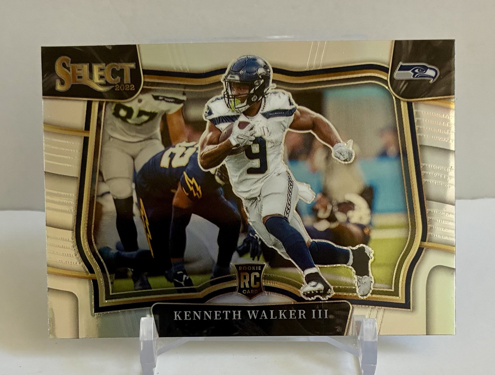 2022 Panini Select - Field Level Kenneth Walker III #489 Silver Prizm (RC)