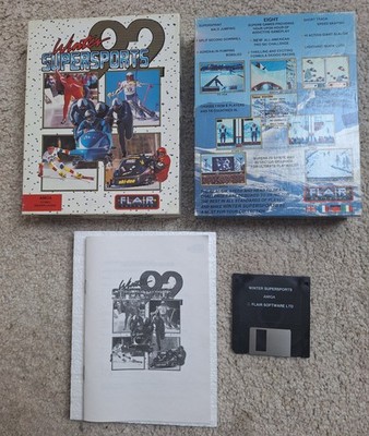 Winter Supersports 92 - Commodore Amiga,  Spiel Smallbox, Eurobox Big Box