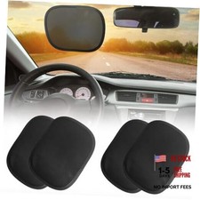 ZIMISI Miniature Static Cling Car Window Shades, UV Rays Block Car Side 2 Pairs