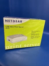Netgear USB Mini Multi Function Print Server PS121NA. NEW.