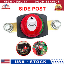 Battery Disconnect Switch Side Post 12v-48v 275a Car Truck Rv Marine Use Battery Disconnect Switch Side Post 12v-48v 275a Car Truck Rv Marine Use