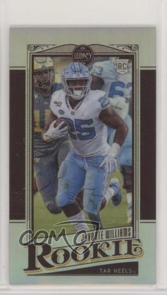 2021 Legacy Rookies Premium Edition Mini Silver Javonte Williams Rookie RC 0a6